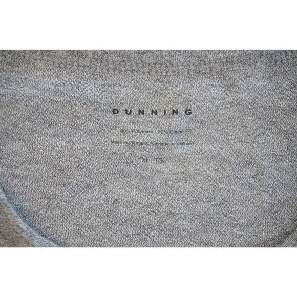 Dunning Men’s Heather Gray Sleeveless Performance Tee Shirt - Size XL - Picture 3 of 6